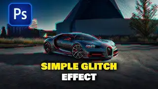 How to edit a glitch effect in Photoshop(Tutorial)