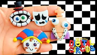HOW TO MAKE THE AMAZING DIGITAL CIRCUS FIGURES! Polymer Clay Modelling - Part 2