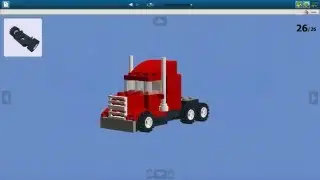 Как сделать мини тягач из Lego / How to make a mini track out of Lego