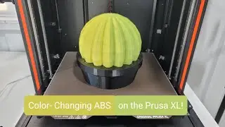 Trying out Color - Changing ABS Filament on the Prusa XL!