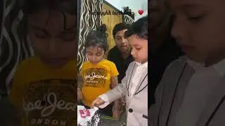 Birthday party cake🧁🤍/black forest beatiuful cake/aidus birthday/birthday celebration with miya♥️