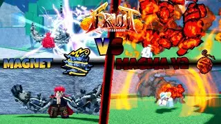 MAGNET VS MAGMA V2 [FRUIT BATTLEGROUNDS]