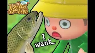 Animal Crossing: New Horizons - CATCHING THE STRINGFISH