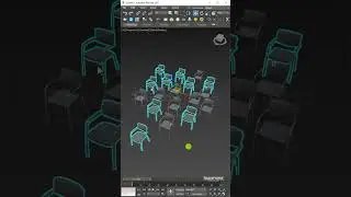 how to select instance objects in the 3dsmax