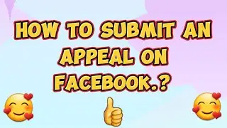 HOW TO SUBMIT AN APPEAL ON FACEBOOK PAGE OR PROFILE ‼️ 👍 #paanomagsubmitngappealsafacebook
