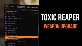 Dying Light 1 Toxic Reaper Weapon Blueprint Upgrade