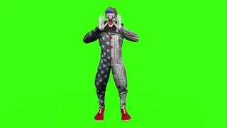 Free Greenscreen Clown 