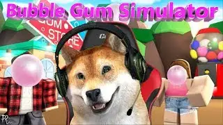 Bubble Gum Simulator playing as a noob!🐺Bork!🦊!