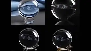 Solar System Crystal Ball in 3D