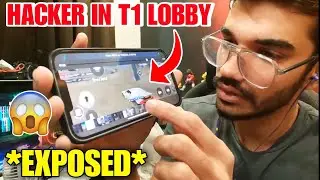 Team Snax Vs H@cker In T1 Lobby *EXPOSED*😱