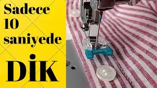 Düğme dikmenin en kolay yolu ✅ Düğme dikme ayağı -  İlik düğme yeri bulma