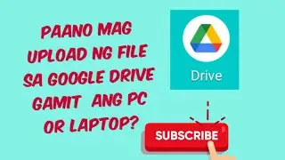 How to upload file in google drive using PC or Laptap ?