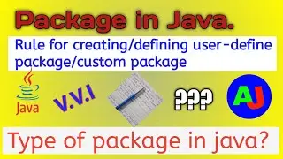 Rule for creating user-define package in java | custom package