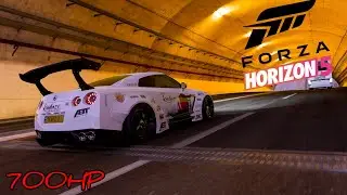 FORZA HORIZON 5: tunnel run in 700hp Libertywalk r35 gtr!