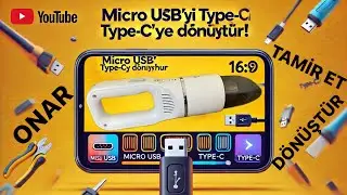BOZULAN ŞARJ SOKETİNİ TYPE-C ile DEĞİŞTİRİN