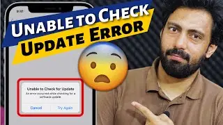 How to Fix Unable to Check for Software Update Error in iPhone
