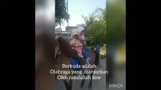 Berkuda bersama teman teman dilingkungan