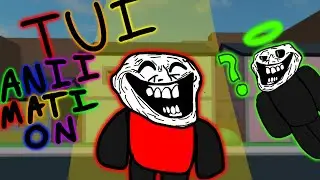 TUI animation: rainbow pain spinning to funky town