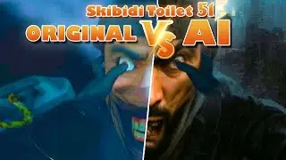 SKIBIDI TOILET 51 - Original Vs AI