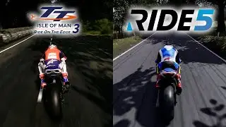 TT Isle of Man 3 vs RIDE 5 | Gameplay Comparison