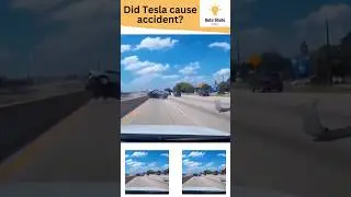 Tesla caused 🚗 accident? 