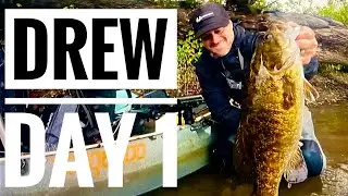 Drew Gregory Susquehanna Smallmouth Tournament Day 1