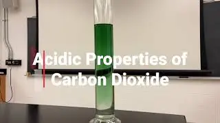 Acidic Properties of Carbon Dioxide Gas