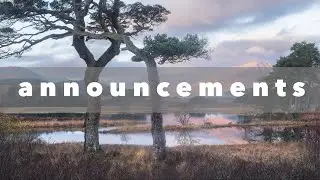 Adam Gibbs Photography Announcements 2024
