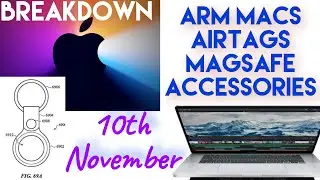November Apple Event Announced | Arm Macs, AirTags and MagSafe Accessories | Breaking It Down