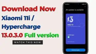 Xiaomi 11i/11i Hypercharge Miui 13.0.4.0 New Update 😀|New Upcoming Features|File Size|Bug's Fixed