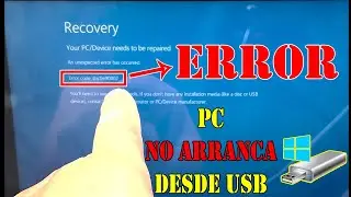 Pantalla Azul al Instalar Windows 10 desde USB BOOTEABLE |  SOLUCIÓN desde la BIOS HP