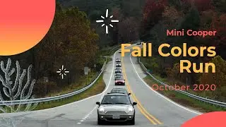 Mini Cooper Fall Color Run October 2020