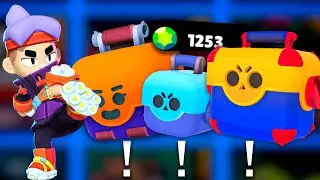 ОТКРЫВАЮ БОКСЫ НА ВСЕ ГЕМЫ BRAWL STARS