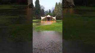 Muita chuva.