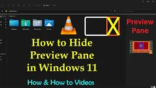 How to Hide Preview Pane in Windows 11 File Explorer | How to disable Preview Pane in File Explorer