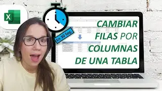 ¿Cómo cambiar Filas por Columnas de una Tabla en EXCEL?