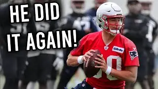 Mac Jones 2nd Practice Reaction! He did it again!?