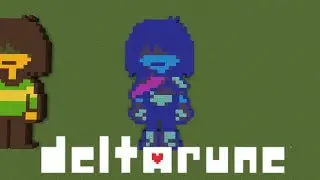 Dark World Kris| Deltarune | Minecraft Pixel Art #2