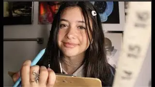 ASMR Sketching You (with measuring)