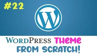 #22 Wordpress theme from scratch | Create a custom widget | Quick programming beginner tutorial