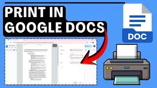 How To Print In Google Docs