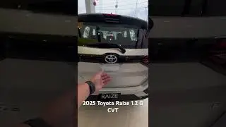 2025 Toyota Raize 1.2 G CVT
