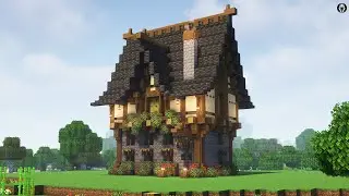 Minecraft How to Build a Big Medieval Tavern | Tutorial