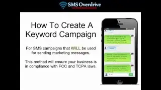 How to create a SMS Campaign for marketing purpose