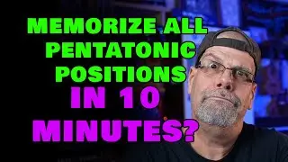 Memorize The 5 Minor Pentatonic Positions for Guitar in 10 MINUTES!