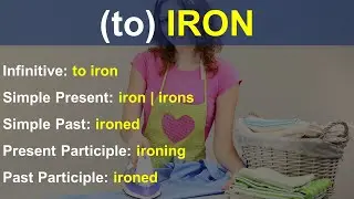 (to) IRON | Regular Verb