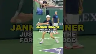 JANNIK SINNER JUST BROKE THE FOREHAND CODE 
