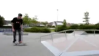 Frontside flip and Varial heelflip