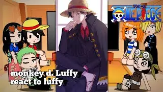 One Piece React To Luffy // One Piece Gacha Club {🇮🇩/🇬🇧}