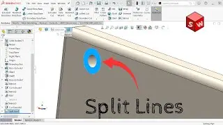 How to Use Split Line Tool in Solidworks